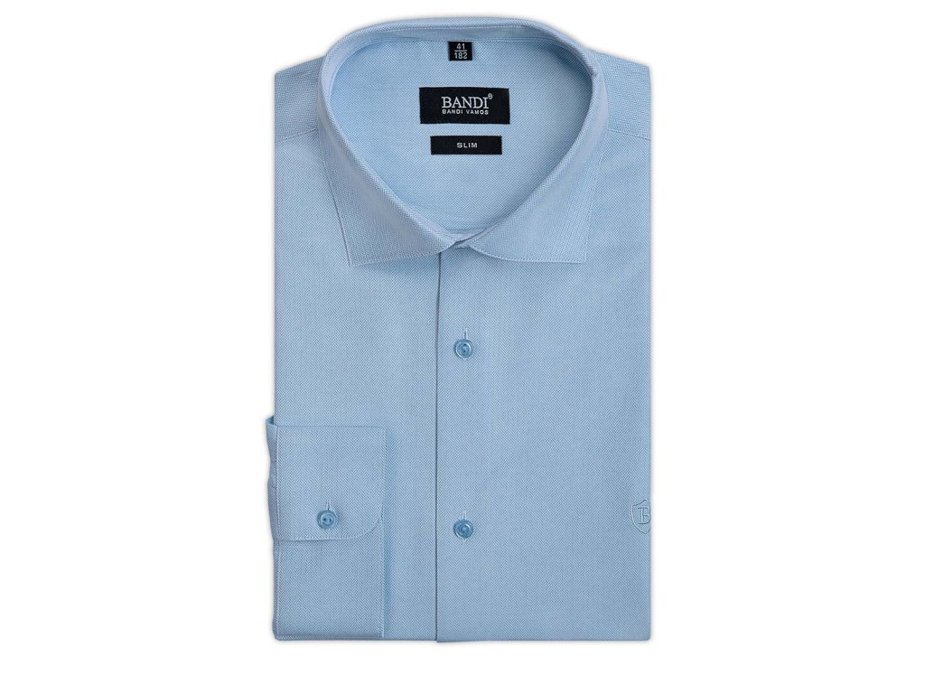 Pánská košile BANDI, model SLIM BOTONE Azzur