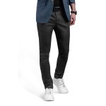 Pánské volnočasové kalhoty BANDI, STRAIGHT FIT PAULINO Antracit