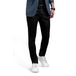 Pánské volnočasové kalhoty BANDI, STRAIGHT PAULINO Nero