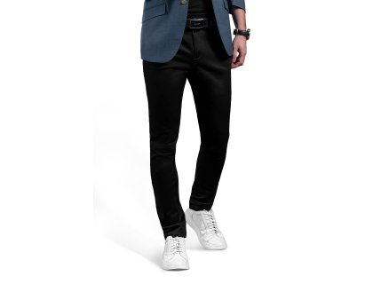 Pánské volnočasové kalhoty BANDI, STRAIGHT FIT PAULINO Nero