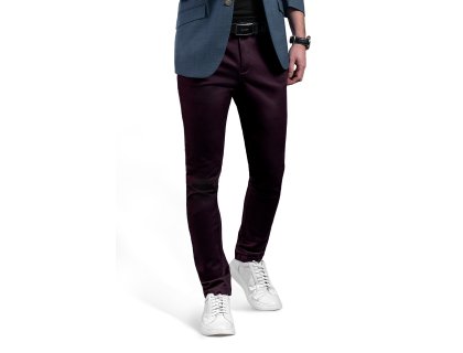 Pánské volnočasové kalhoty BANDI, model STRAIGHT PAULINO Marsala