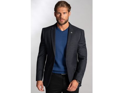 Pánské volnočasové sako BANDI, SLIM TIMERO Antracit