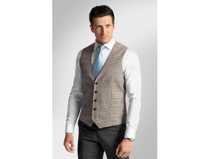 Pánská vesta BANDI, model SLIM LYONE Sabbia
