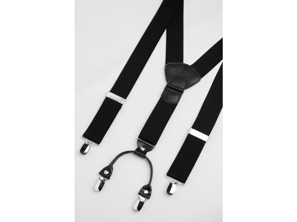 Pánské šle BANDI, model ASTRO Nero