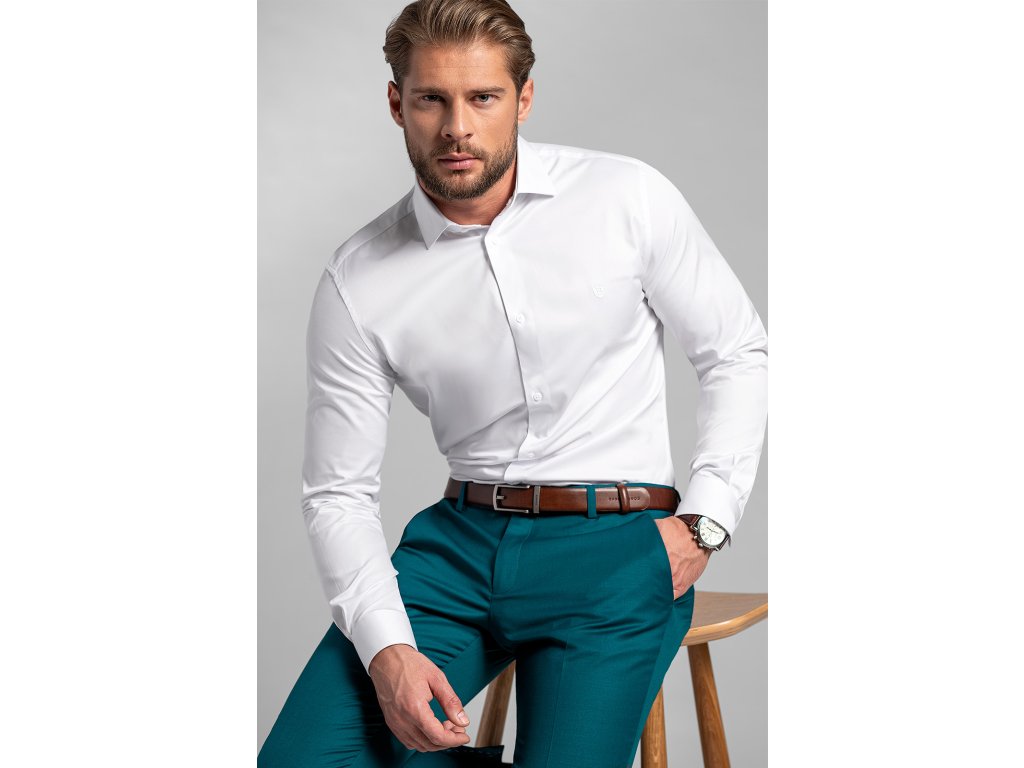 Pánská košile BANDI, model REGULAR GIAMPOLO Bianco