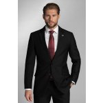 Pánský oblek BANDI AGNELLO Nero, střih TAILORED FIT
