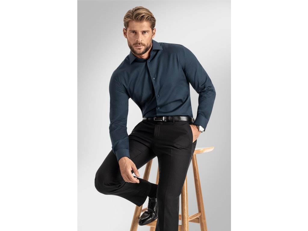 Pánská košile BANDI, model REGULAR PATRONI Petrol