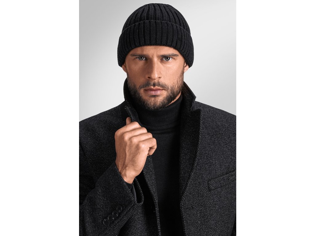Pánská zimní čepice BANDI, model VILENZO Nero