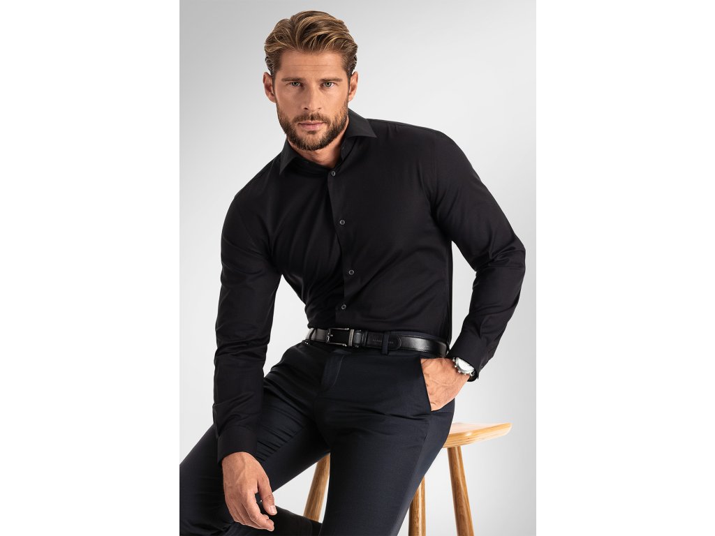 Pánská košile BANDI, model REGULAR PATRONI Nero