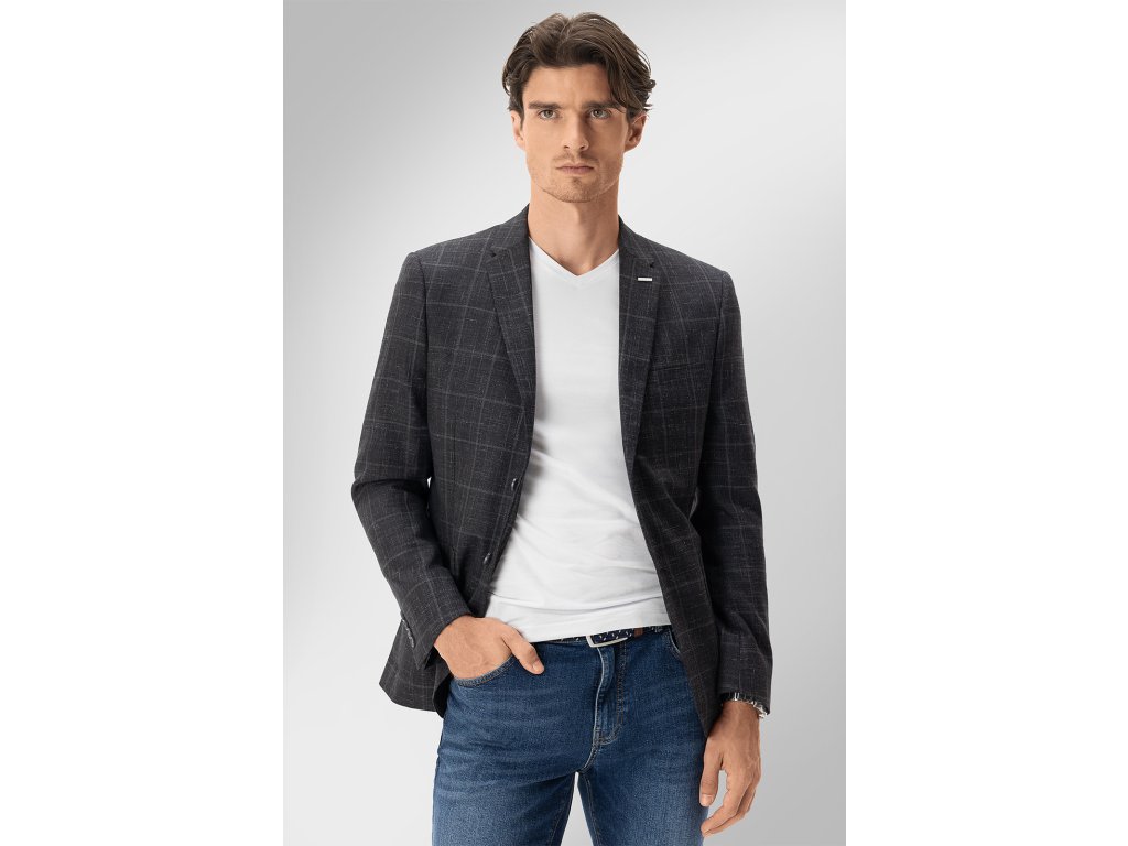 Pánské sako BANDI, model SLIM VEZZARO Antracit
