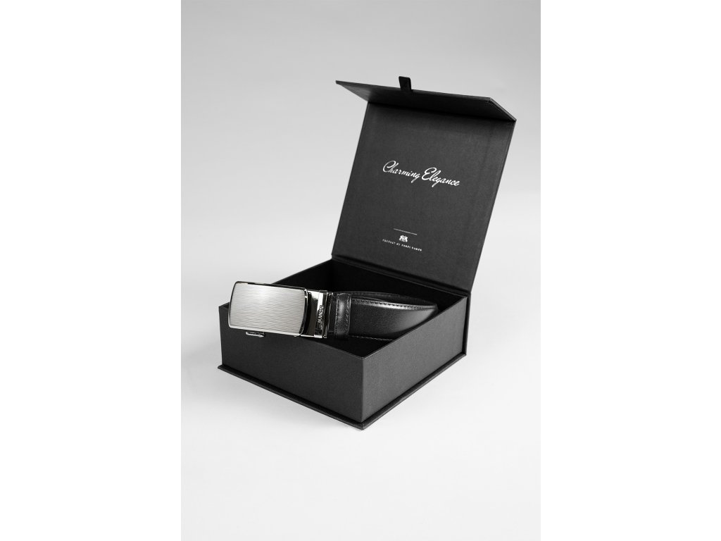 Pánský opasek BANDI Nero, dárkový box