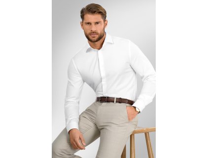 Pánská košile BANDI, model REGULAR NATHANO Bianco