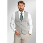 Pánská vesta BANDI, model SLIM INCERATI Sabbia