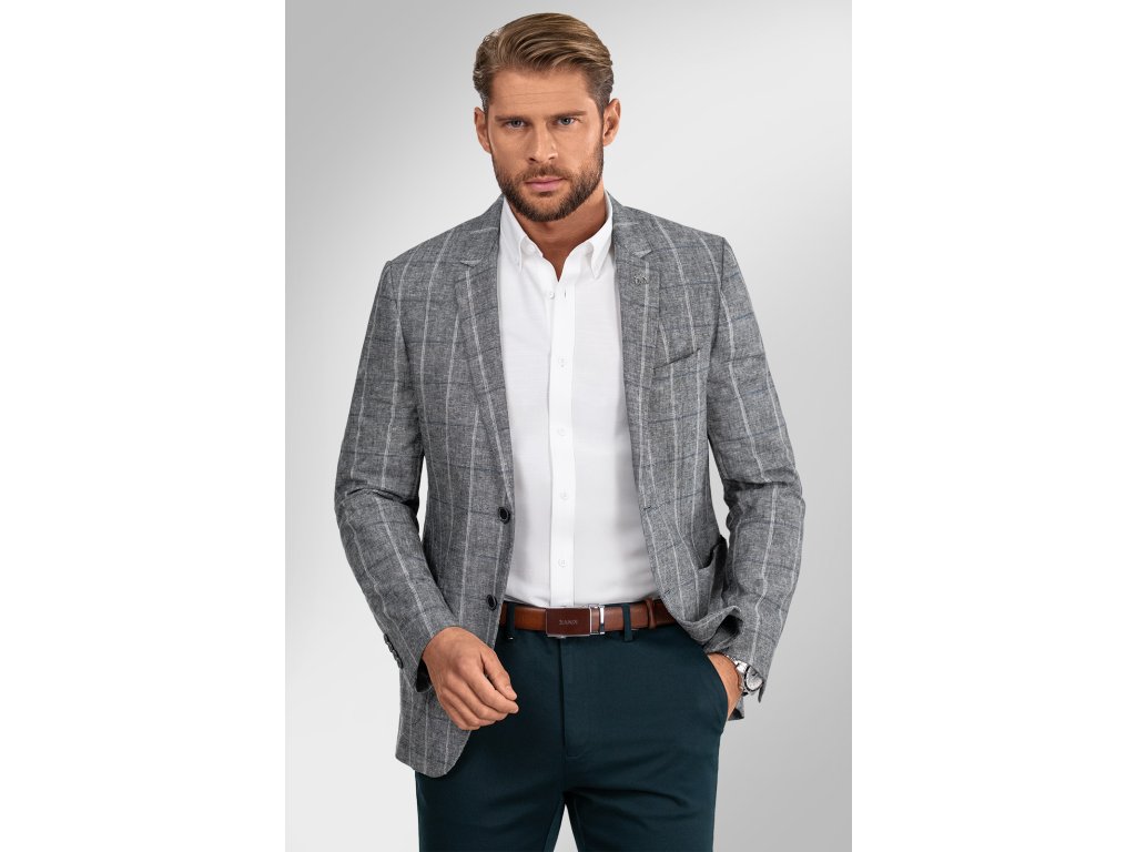 Pánské sako BANDI, model TAILORED ANTELLO Grigio