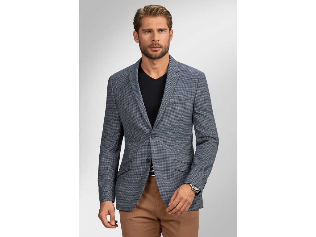 Pánské sako BANDI, model SLIM ROVERETO Grigio