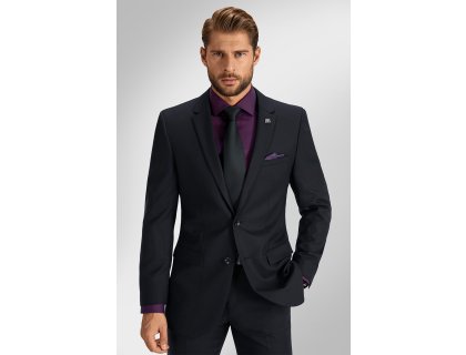 Pánský oblek BANDI PAGANELLI Nero, střih TAILORED FIT