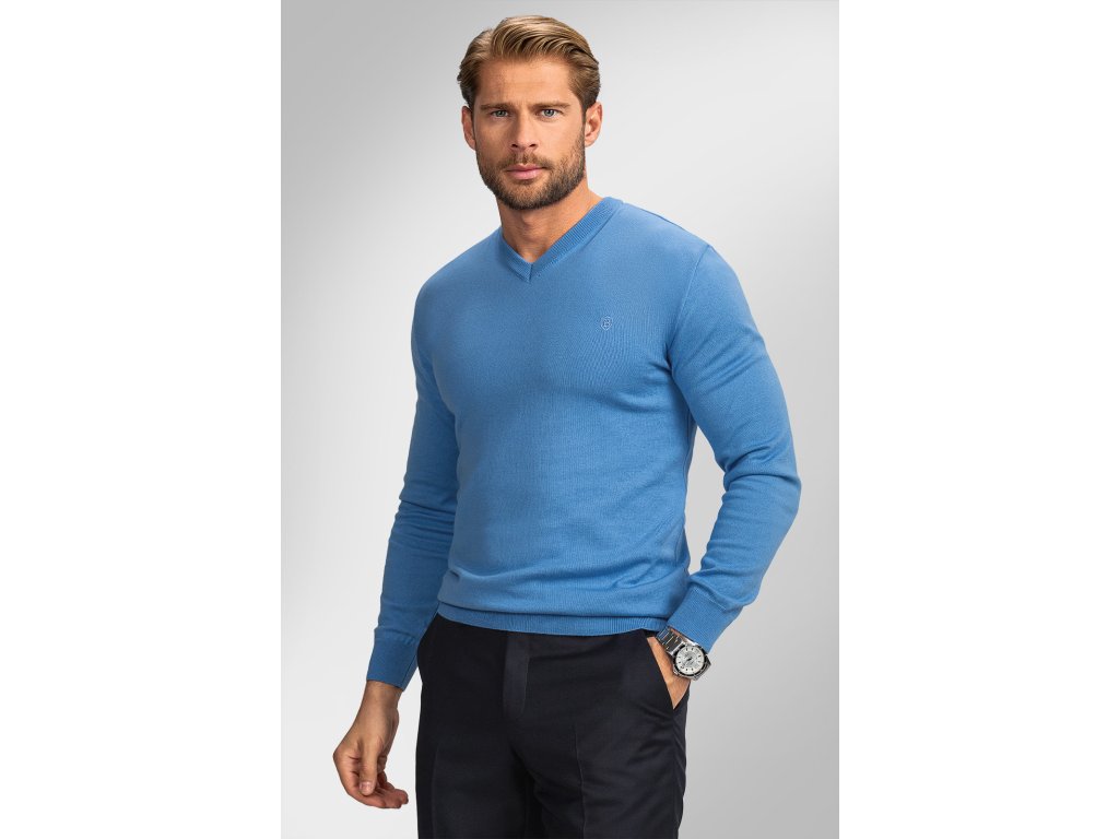 Pánský svetr BANDI, model GARVENTO Celest
