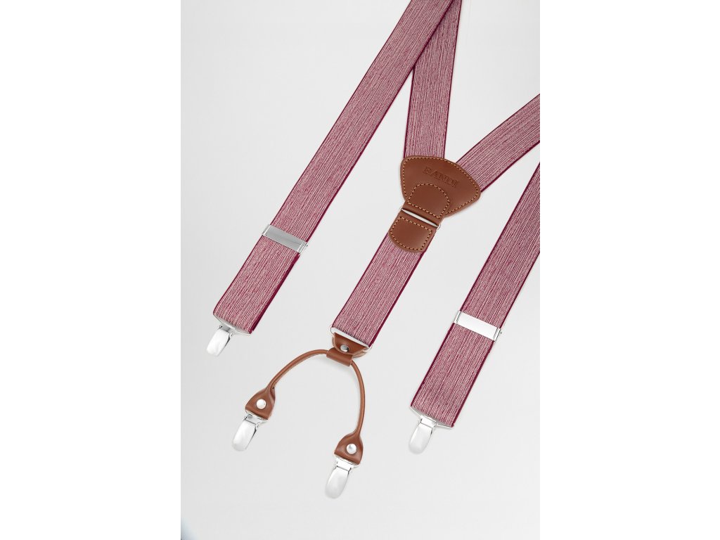 Pánské šle BANDI, model MIRALO Sangre