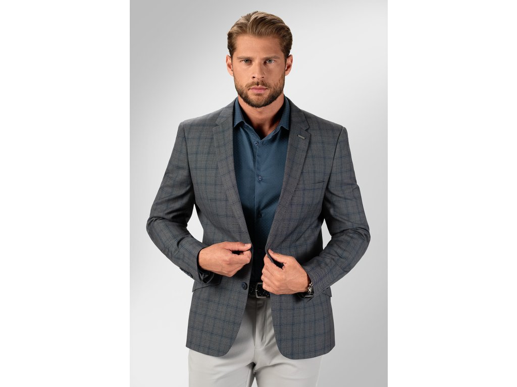 Pánské sako BANDI, model TAILORED MAROZZI Basalto