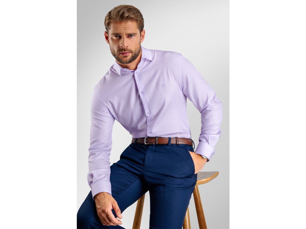 Pánská košile BANDI, model SLIM PORTIO Viola