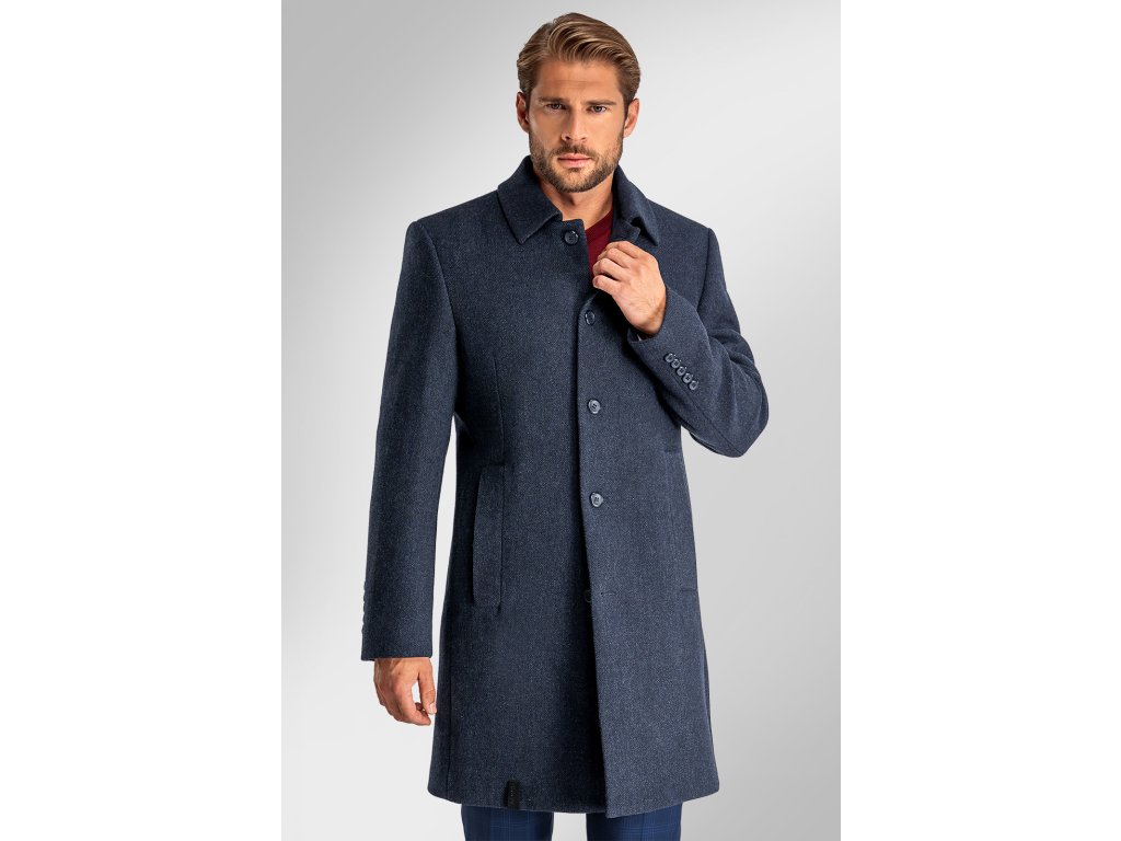 Pánský kabát BANDI, model SLIM POSCARI Marin
