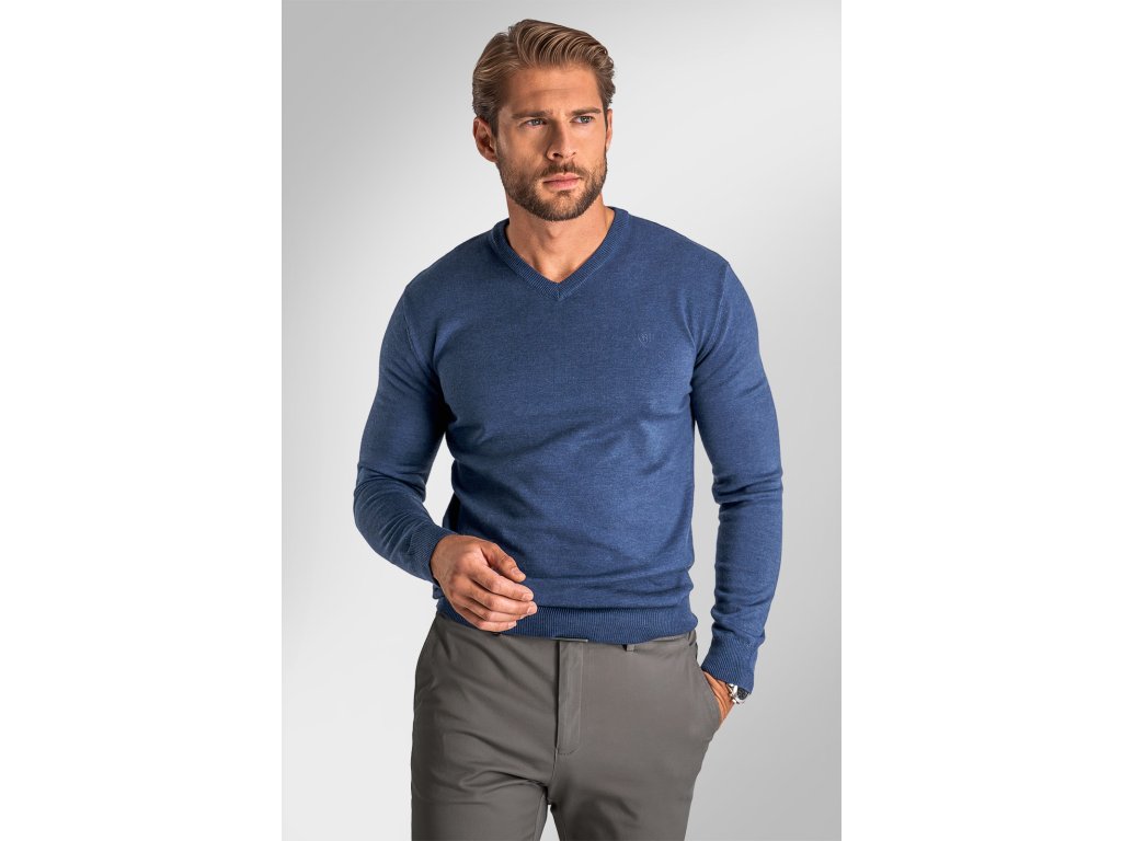 Pánský svetr BANDI, model MARCELIO Indaco