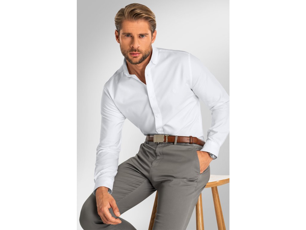 Pánská košile BANDI, model REGULAR SORVIO Bianco
