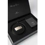 Luxusní dárková kazeta – Parfemová voda BANDI Aprimé For Men a opasek AUTOMAT 79 Nero