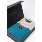 Set pánských svetrů EDGARO Biscotto a Petrol, 2 ks v dárkovém boxu