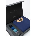 Set pánského svetru EDGARO Indaco a ponožek v dárkovém boxu