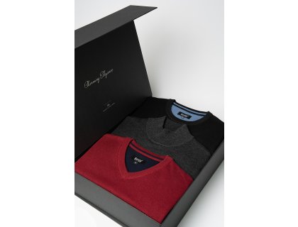 Set pánských svetrů LACANSIO, 3 ks v dárkovém boxu