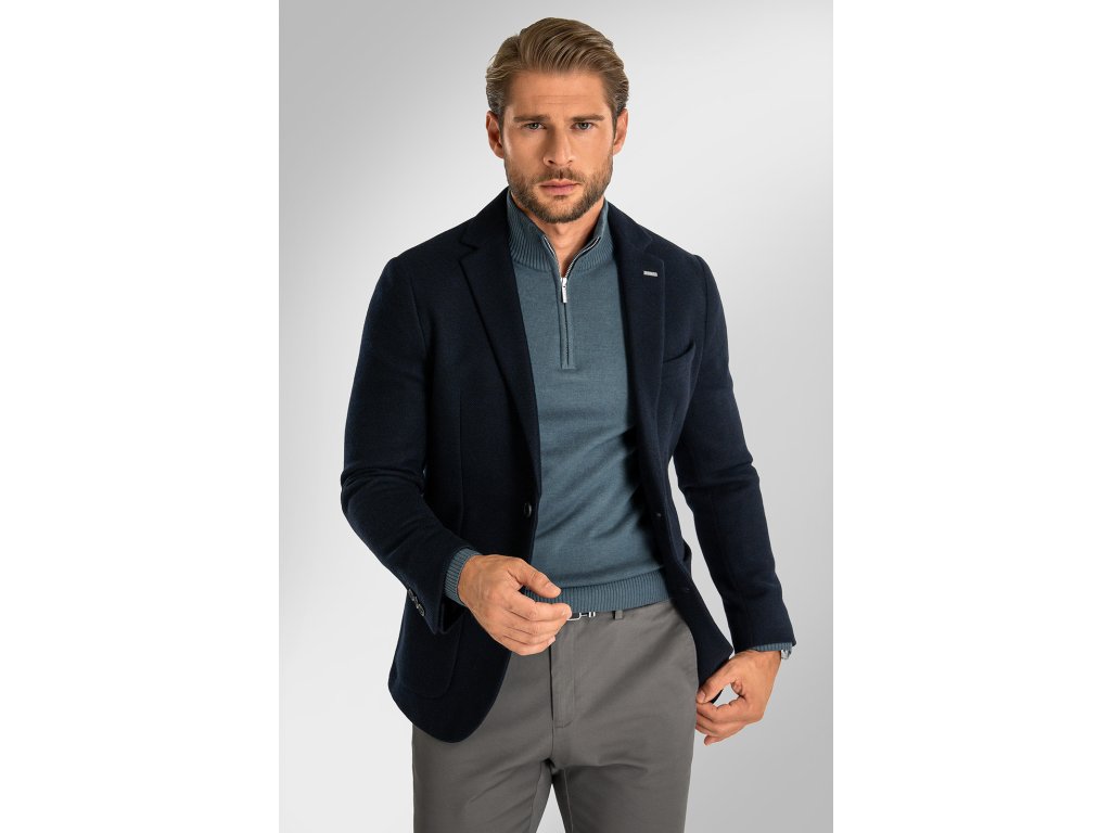 Pánské sako BANDI, model SLIM MAURICCI Marin