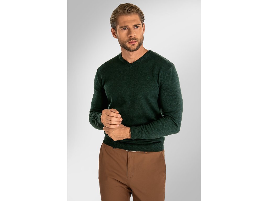 Pánský svetr BANDI, model MARCELIO Emerald