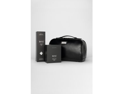 Set pánské parfémové vody a sprchového gelu 2v1 Aprimé for Men v kožené kosmetické tašce