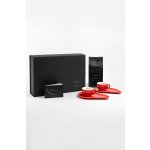 Porcelánové šálky s kávou BANDI, Rosso, v dárkovém boxu