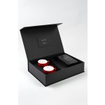 Porcelánové šálky s kávou BANDI, Rosso, v dárkovém boxu