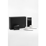 Porcelánové šálky s kávou BANDI, Bianco, v dárkovém boxu